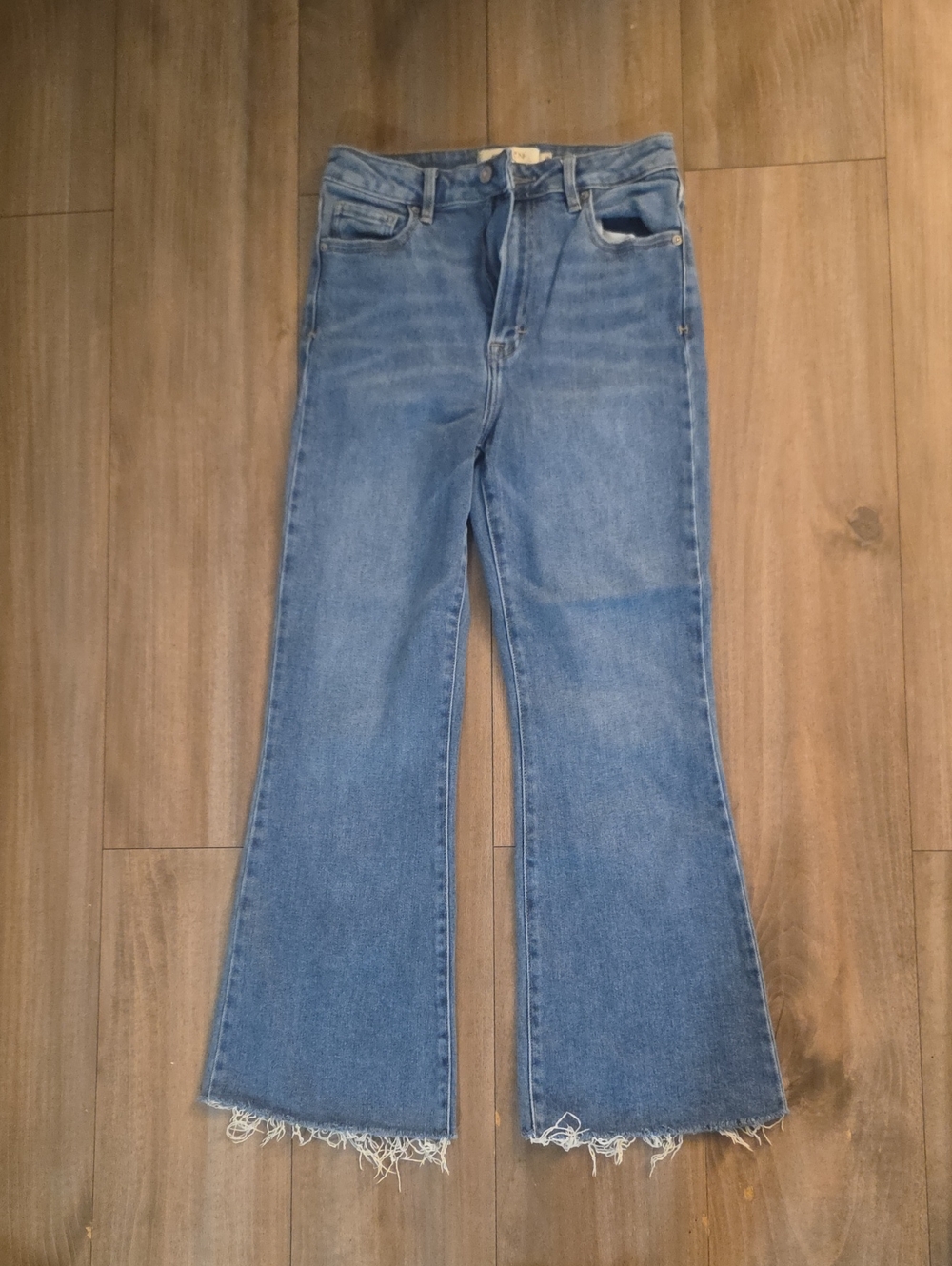 Classic Women's Hidden los angeles Blue Flare Jeans